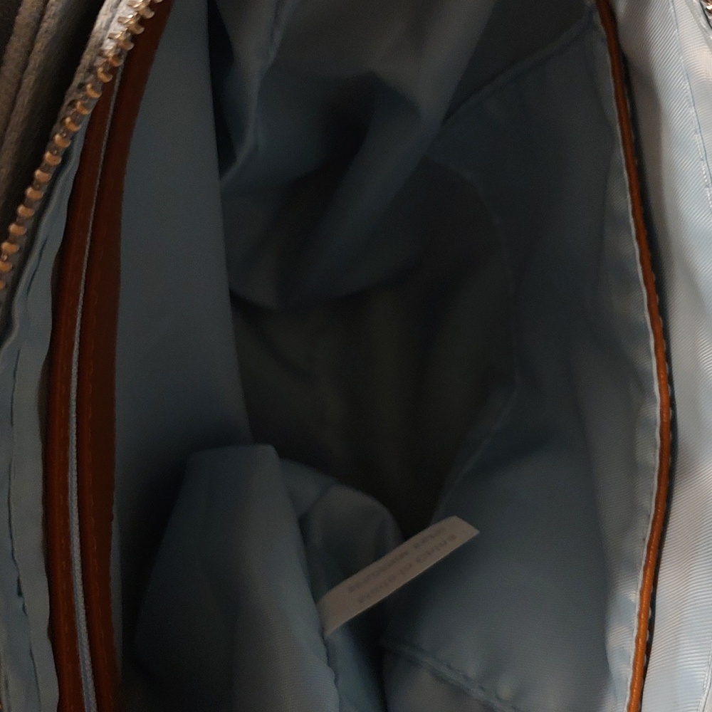 Colin Collection Denim bag with PU faux leather trim. NWT - Picture 15 of 16